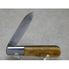 Beeanden Cutlery Co. Germany Bone 1 Blade Barlow Knife *Very Rare Stamp*