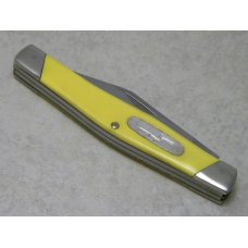 Buck 301 USA Yellow Saw Cut Delrin Stockman Knife c.1987 Buck 301 USA Yellow Saw Cut Delrin Stockman Knife c.1987