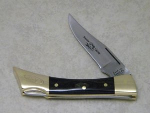 Case XX Stainless USA 7 Dot (1973) Wood 7197 LSSP Shark Tooth Lockback Knife