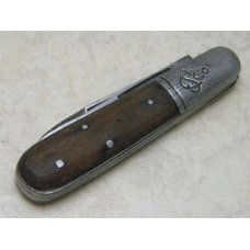 Southington Cut. Co. (Curved Marking) Wood 2 Blade Barlow Knife c.1867-1905 Southington Cut. Co. (Curved Marking) Wood 2 Blade Barlow Knife c.1867-1905
