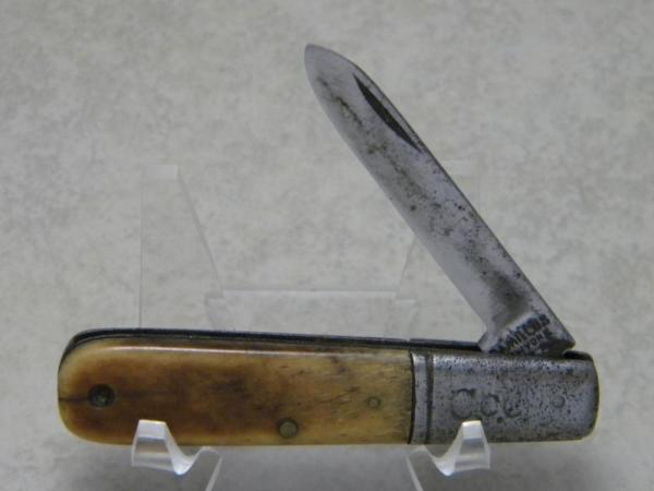 Camillus New York USA C.C.C. (Very Early Stamp) Bone 1 Blade Barlow Knife Camillus New York USA C.C.C. (Very Early Stamp) Bone 1 Blade Barlow Knife