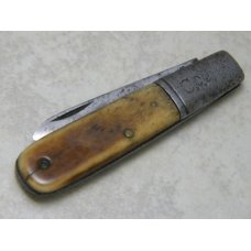 Camillus New York USA C.C.C. (Very Early Stamp) Bone 1 Blade Barlow Knife Camillus New York USA C.C.C. (Very Early Stamp) Bone 1 Blade Barlow Knife