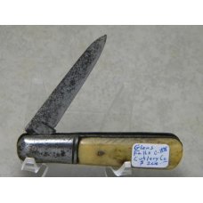 Glens Falls Cutlery Co. Genuine Bone Handle 1 Blade Barlow Knife *Rare* c.1898 Glens Falls Cutlery Co. Genuine Bone Handle 1 Blade Barlow Knife *Rare* c.1898