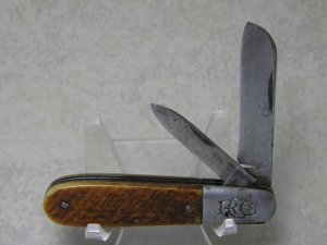 Robeson Cutlery Rochester RCC Saw Cut Bone Barlow Knife c.1896-1922