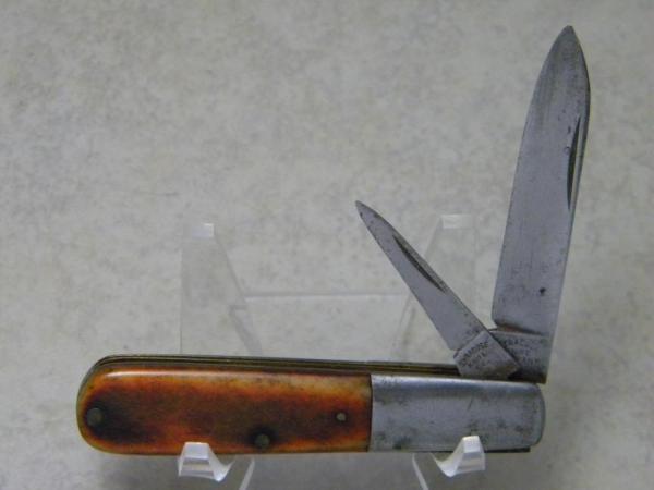 Syracuse Knife Co. Syracuse NY Smooth Red Bone Barlow Knife c.1930's Syracuse Knife Co. Syracuse NY Smooth Red Bone Barlow Knife c.1930's