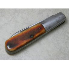 Syracuse Knife Co. Syracuse NY Smooth Red Bone Barlow Knife c.1930's Syracuse Knife Co. Syracuse NY Smooth Red Bone Barlow Knife c.1930's