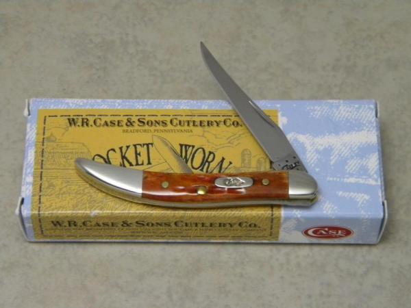 Case XX USA 2015 Pocket Worn Harvest Orange Bone 610096 SS Tiny Toothpick Knife in Box Case XX USA 2015 Pocket Worn Harvest Orange Bone 610096 SS Tiny Toothpick Knife in Box