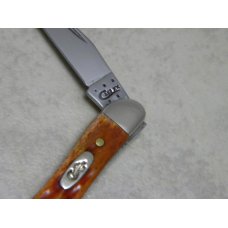 Case XX USA 2015 Pocket Worn Harvest Orange Bone 610096 SS Tiny Toothpick Knife in Box Case XX USA 2015 Pocket Worn Harvest Orange Bone 610096 SS Tiny Toothpick Knife in Box