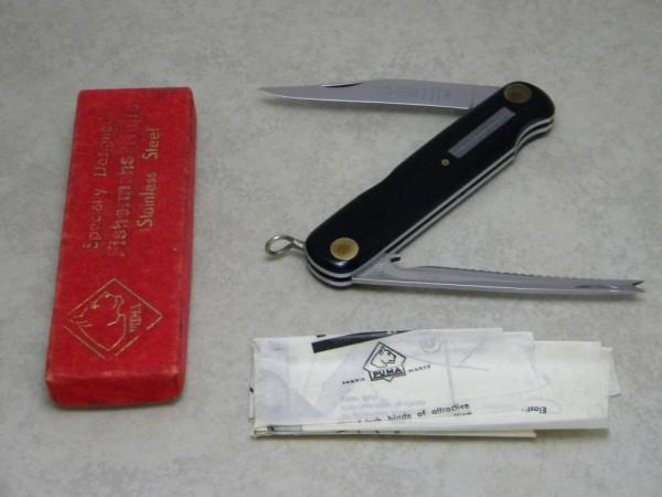 Puma Germany Stainless Bestell-Nr. 863 Universal Anglermesser Fishermans Knife in Box - Very Rare