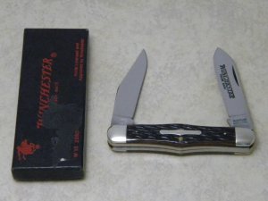 Winchester Trademark USA 1988 Bone 2880 1/2 Moose Knife in Box
