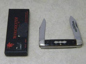Winchester Trademark USA 1988 Bone 2991 Moose Knife in Box