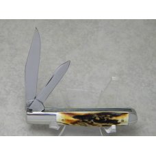 Schatt & Morgan QDFC USA Stainless #97 Genuine Stag Jack Knife in Box 1 of 100 Schatt & Morgan QDFC USA Stainless #97 Genuine Stag Jack Knife in Box 1 of 100