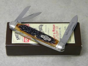 Schatt & Morgan Titusville PA #21 Bone Whittler Knife in Box 1 of 50
