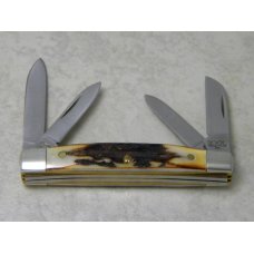 Schatt & Morgan Titusville PA 034230 Genuine Stag Tiny Gentlemen's Congress Knife in Box Schatt & Morgan Titusville PA 034230 Genuine Stag Tiny Gentlemen's Congress Knife in Box