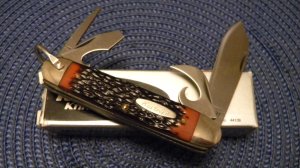 Ka-Bar 1152 USA Delrin Utility Camp Knife in Box c.1966-1982