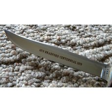 Case XX USA 1 Dot (1979) Bradford Centennial Stag 516-5 SSP Fixed Blade Sheath Knife Case XX USA 1 Dot (1979) Bradford Centennial Stag 516-5 SSP Fixed Blade Sheath Knife
