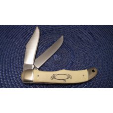 Schrade USA SC508 Scrimshaw Folding Hunter Knife & Pouch c. 1982 in Box Schrade USA SC508 Scrimshaw Folding Hunter Knife & Pouch c. 1982 in Box