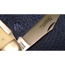 Schrade USA SC508 Scrimshaw Folding Hunter Knife & Pouch c. 1982 in Box Schrade USA SC508 Scrimshaw Folding Hunter Knife & Pouch c. 1982 in Box