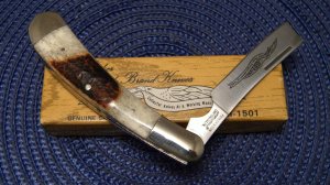 Parker & Son Chattanooga, TN Japan Bone M-1501 Razor Knife in Box