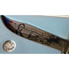 Case XX USA 6 Dot (1984) Stag The Mason Dixon Series Bowie Fixed Blade Sheath Knife in Box Case XX USA 6 Dot (1984) Stag The Mason Dixon Series Bowie Fixed Blade Sheath Knife in Box