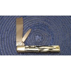 Fight'n Rooster Frank Buster Cutlery Germany Pearl & Black One Arm Razor Knife