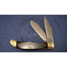 Frontier Double Eagle Imperial Stainless USA 4625 Wood Folding Hunter Knife & Pouch Frontier Double Eagle Imperial Stainless USA 4625 Wood Folding Hunter Knife & Pouch