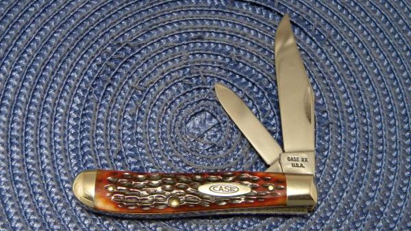 Case XX USA 1965-69 Bone 6207 Mini Trapper Knife Case XX USA 1965-69 Bone 6207 Mini Trapper Knife