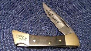 Case XX Stainless USA 2 Dot (1978) Wood P159 LSSP Hammerhead Lockback Knife