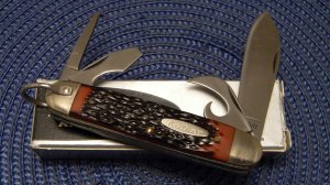 Ka-Bar 1152 USA Delrin Utility Camp Knife in Box c.1966-1982