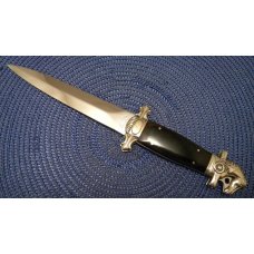 Will & Finck S.F. CAL Stainless Steel Japan Wood Horse Head Pommel Fixed Blade Sheath Knife Will & Finck S.F. CAL Stainless Steel Japan Wood Horse Head Pommel Fixed Blade Sheath Knife
