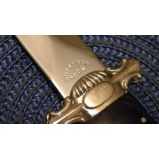 Will & Finck S.F. CAL Stainless Steel Japan Wood Horse Head Pommel Fixed Blade Sheath Knife Will & Finck S.F. CAL Stainless Steel Japan Wood Horse Head Pommel Fixed Blade Sheath Knife