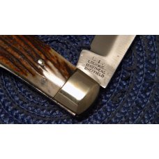 C & X Lockwood Brothers Sheffield England Stag Real Pampa Lockback Knife C & X Lockwood Brothers Sheffield England Stag Real Pampa Lockback Knife