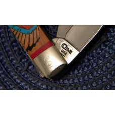 Case XX USA 6 Dot (1994) Wood 7254 SS Ghost Dancer Indian Trapper Knife in Box Case XX USA 6 Dot (1994) Wood 7254 SS Ghost Dancer Indian Trapper Knife in Box