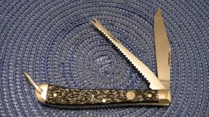 Boker Solingen Germany INOX Delrin Slimline Trapper Fish Knife