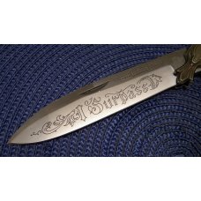 Parker Cut. Co. Hand Made Japan Wood EK-3 Folding Lockback Bowie Knife - NIB Parker Cut. Co. Hand Made Japan Wood EK-3 Folding Lockback Bowie Knife - NIB