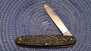 Fight'n Rooster Frank Buster Cutlery Co. Germany Rare 1 Blade Knife