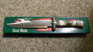 Parker Cut. Co. Hand Made Japan Bone EK-11 Manson Bowie Knife - NIB