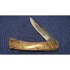 Parker Custom Series Japan Brass Renaissance Lockback Knife in Box Parker Custom Series Japan Brass Renaissance Lockback Knife in Box