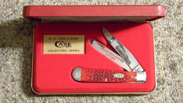 Case XX USA 1 Dot (1999) Red Bone 6254 SS L&N Railroad Collector's Edition Trapper Knife in Box Case XX USA 1 Dot (1999) Red Bone 6254 SS L&N Railroad Collector's Edition Trapper Knife in Box