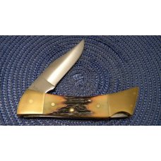 Case XX SS USA 9 Dot (1981) Stag 5159L-SSP Hammerhead Lockback Knife Case XX SS USA 9 Dot (1981) Stag 5159L-SSP Hammerhead Lockback Knife