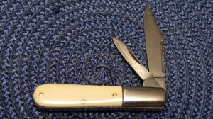 Schrade Walden NY USA White 212W Tiny Barlow Knife c.1950's