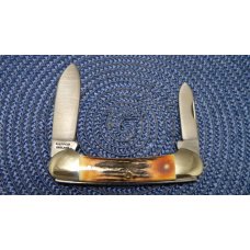 Schrade Wostenholm IXL Sheffield England Stag Canoe Knife