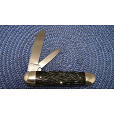 Aerial Cutlery Co. Marinette WIS. Rough Black Equal End Jack Knife c.1912-1950 Aerial Cutlery Co. Marinette WIS. Rough Black Equal End Jack Knife c.1912-1950