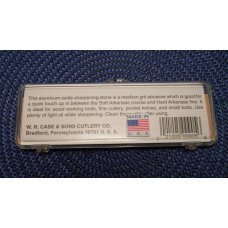 W.R. Case & Sons Cutlery Co. Aluminum Oxide Oilstone Knife Sharpener in Plastic Case W.R. Case & Sons Cutlery Co. Aluminum Oxide Oilstone Knife Sharpener in Plastic Case