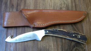 Puma Germany Stainless Stag 116800 Pro Hunter Fixed Blade Sheath Knife