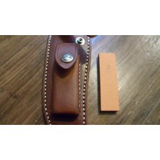 Randall Leather Sheath & Stone for Model 27 Trailblazer Fixed Blade Knife