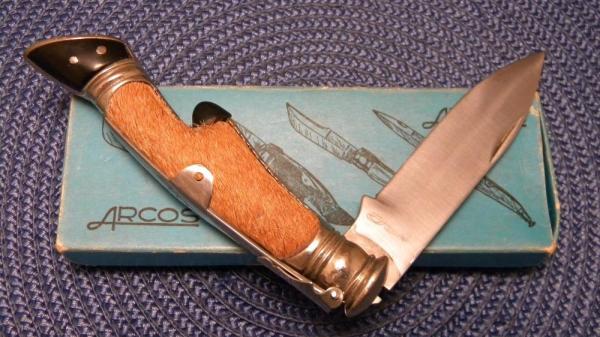 Arcos INOX Albacete (Made in Spain) Deer Foot Lockback Knife in Box Arcos INOX Albacete (Made in Spain) Deer Foot Lockback Knife in Box