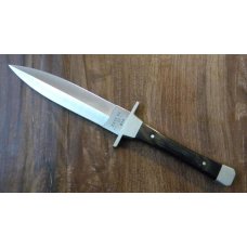 Case XX SS USA 10 Dot (1980) Wood P62-4 1/2 Boot Hunter Fixed Blade Sheath Knife in Box