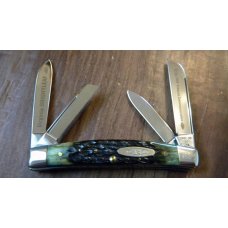 Case XX USA 1985 Green Bone Tobacco Commemorative Virginia Brightleaf G64052 Congress Knife in Box Case XX USA 1985 Green Bone Tobacco Commemorative Virginia Brightleaf G64052 Congress Knife in Box