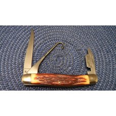 Remington USA Imitation Stag (Delrin) R-1 Choke Blade Stockman Knife in Box Remington USA Imitation Stag (Delrin) R-1 Choke Blade Stockman Knife in Box